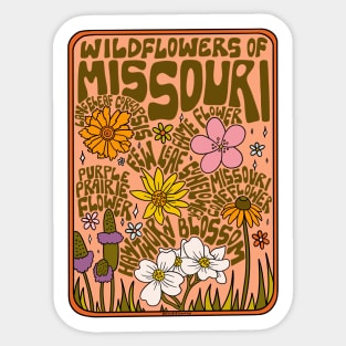 Missouri Wildflowers Sticker